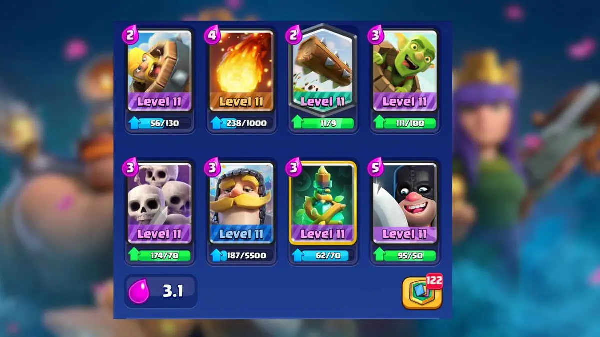 chaos blackout decks clash royale