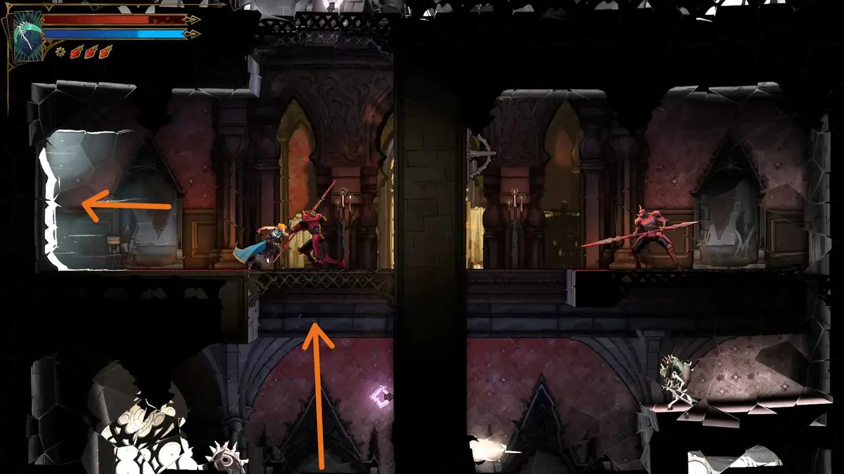 how to navigate hall of mirrors guide 13 in Castlevania Belmont's Curse
