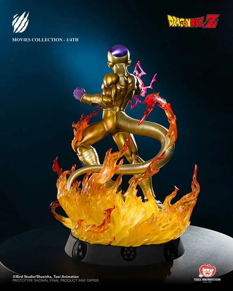 Golden Frieza Figure by Tsume's Movies Collection series