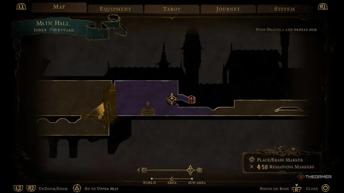 The location of the Morning Star weapon in Castlevania Belmont’s Curse.