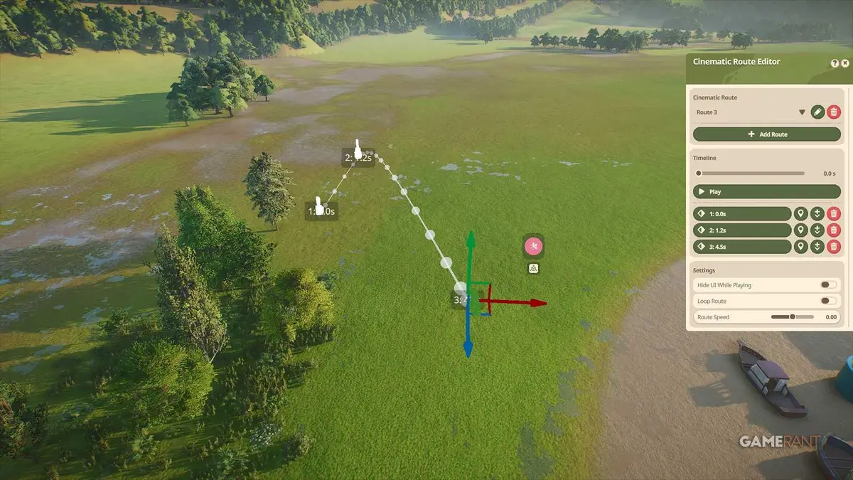 Planet Zoo 2 - Cinematic Route Editor