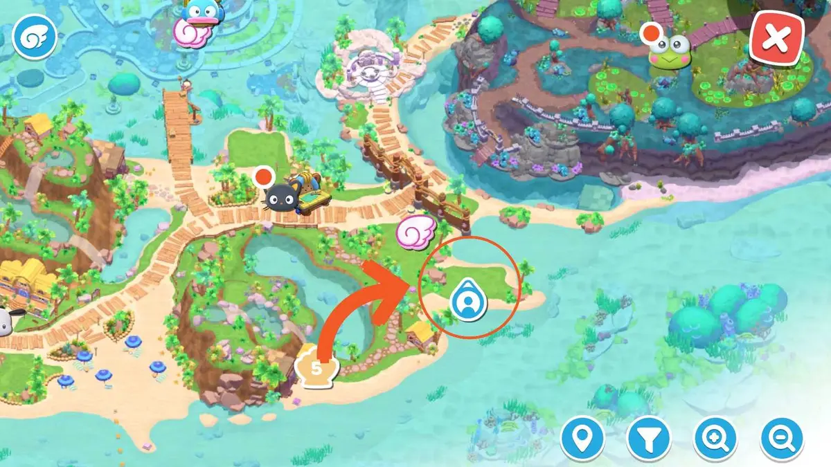 hello kitty home location hello kitty island adventure