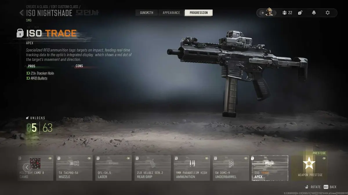 CoD Modern Warfare 4 ISO Trace
