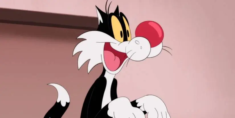 Sylvester smiling in Looney Tunes