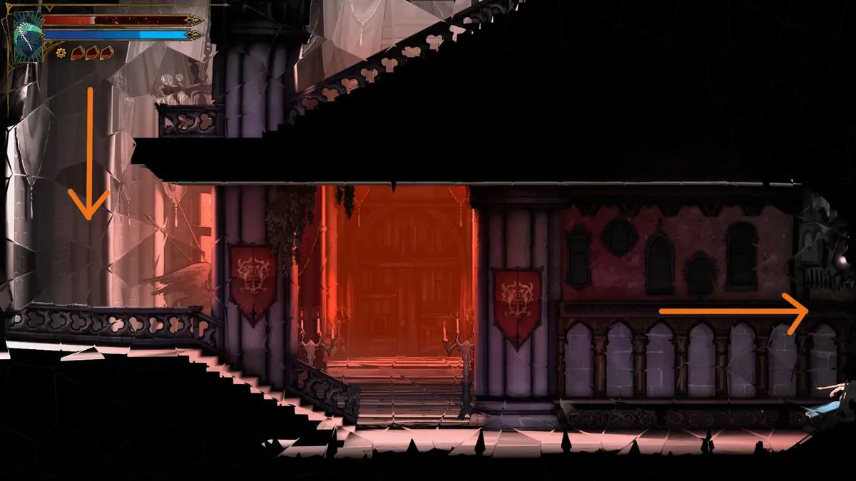 how to navigate hall of mirrors guide 28 in Castlevania Belmont's Curse