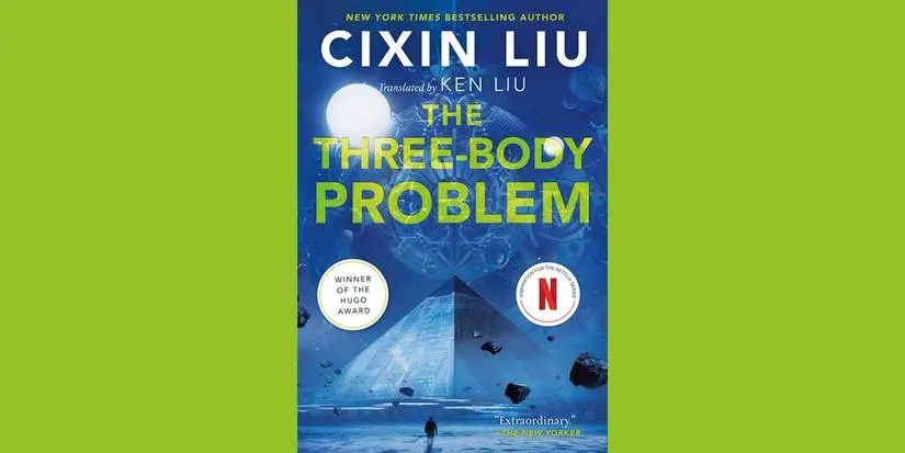 The cover of the novel The Three-Body Problem