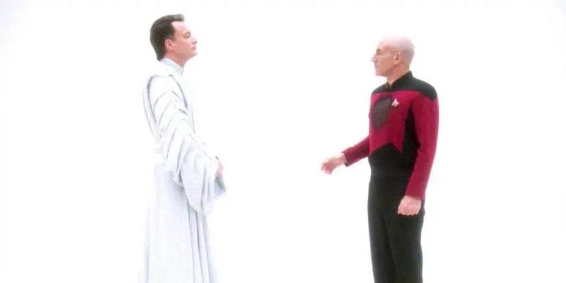 Star Trek TNG Tapestry Picard Q