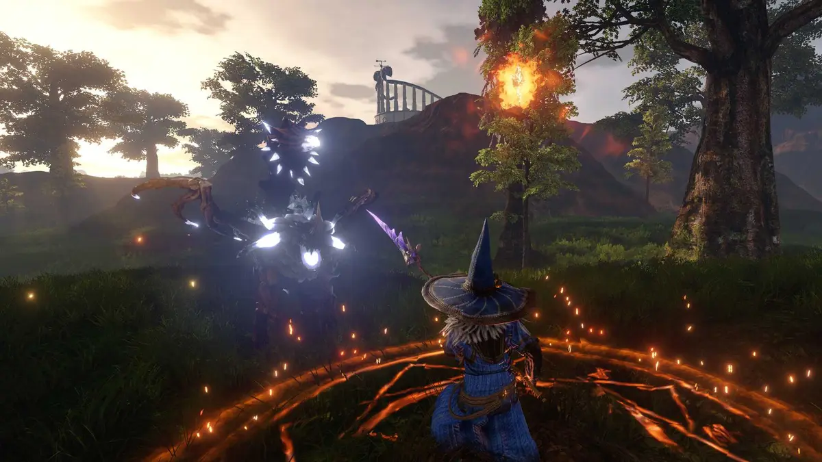 Casting magic in Outward (2019)