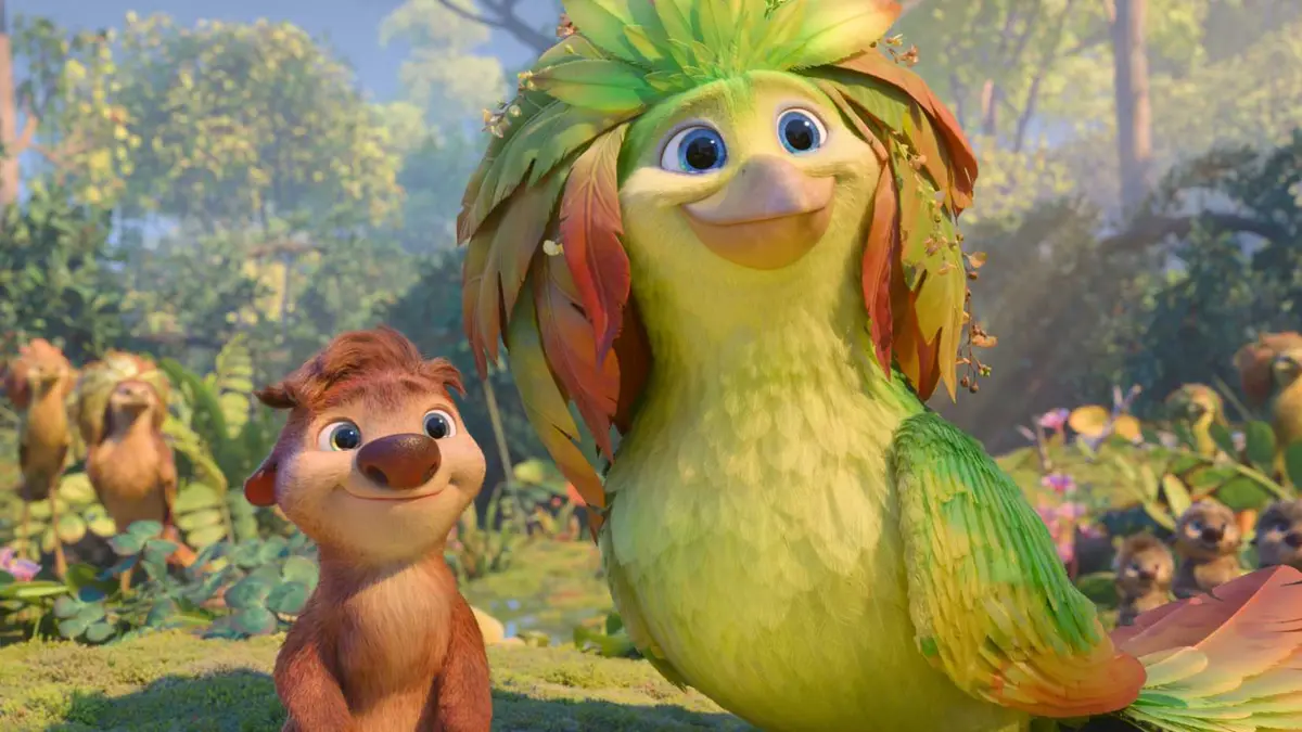 Ollie and Ivy smiling together in Swapped