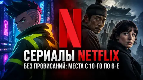 Сериалы Netflix без провисаний: места с 10-го по 6-е