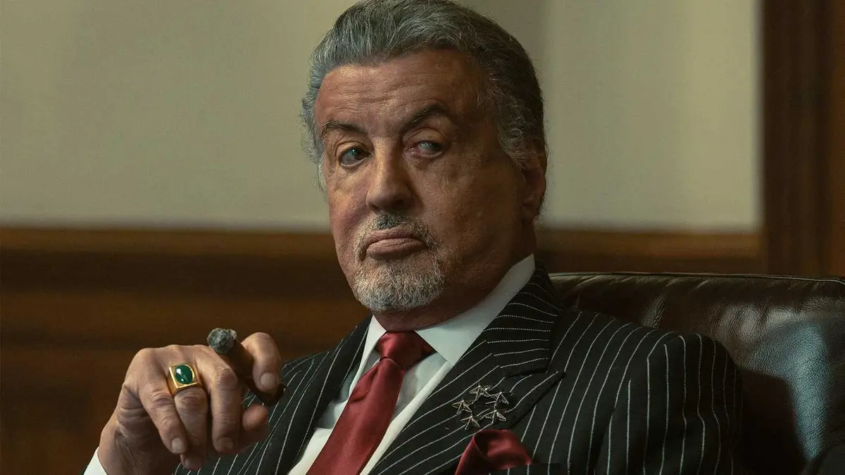 Sylvester Stallone as Dwight Manfredi in Tulsa King, episode 1, season 4