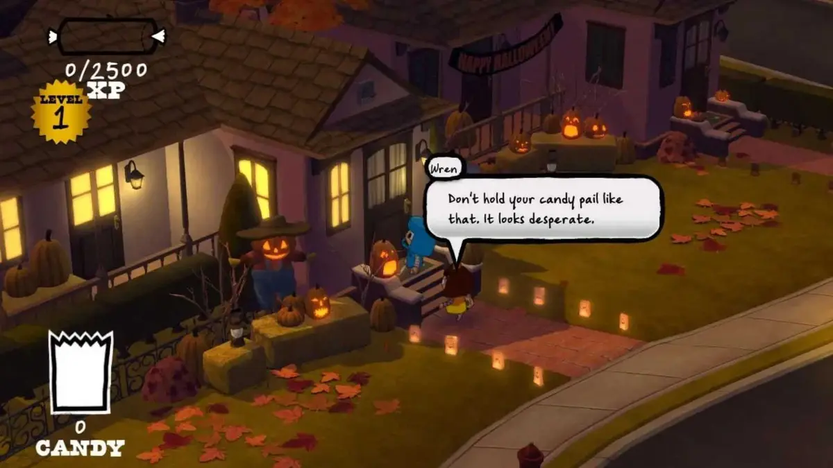 Screenshot from the game Costume Quest