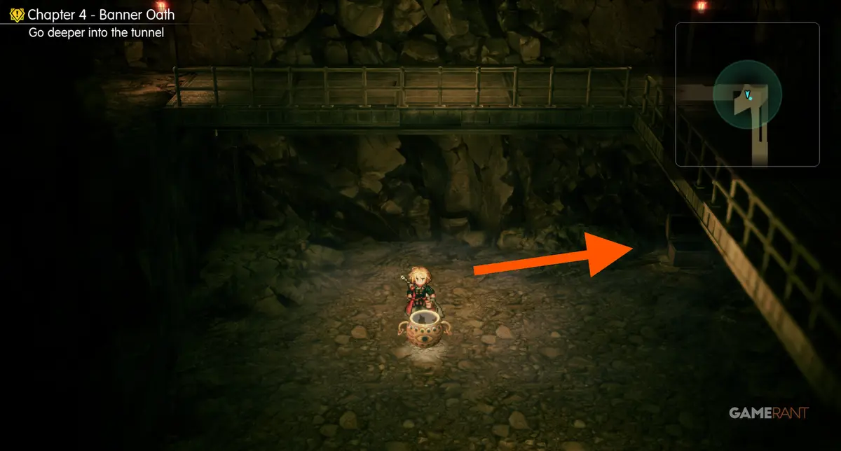 Underground Tunnel Magicite near Crimson Pot