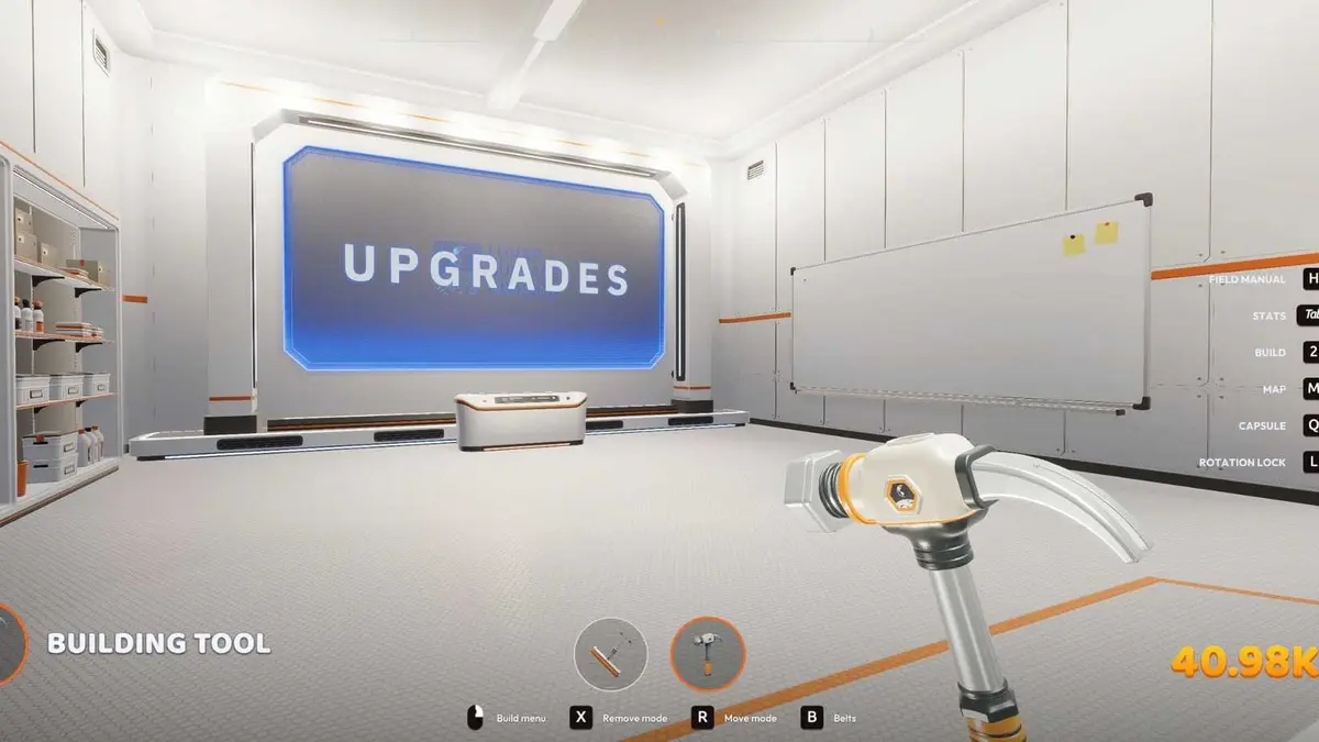 Upgrades in Moon Sweepers