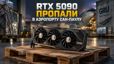 RTX 5090 на $470 тысяч пропали в аэропорту Сан-Паулу