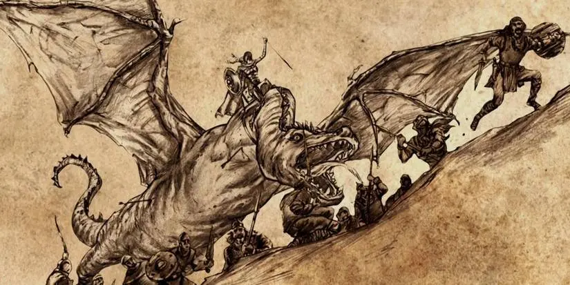 Queen Rhaenys Rides Meraxes into Battle in the Game of Thrones universe.