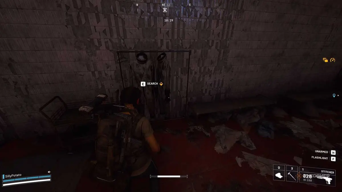 Arc Raiders staff room interaction location.