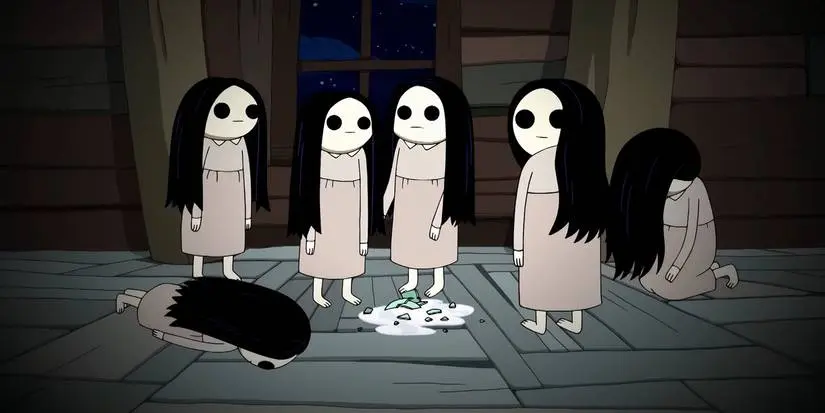 The Blank Eyed Girls staring in Adventure Time