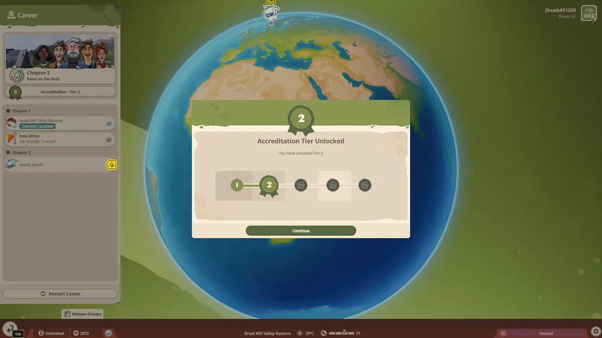 unlocking accreditation tier planet zoo 2