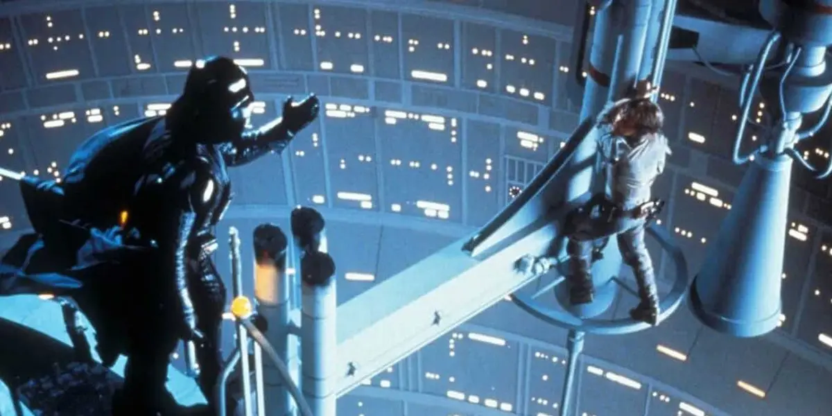 Darth Vader revealing he is Luke Skywalker's father in Star Wars The Empire Strikes Back