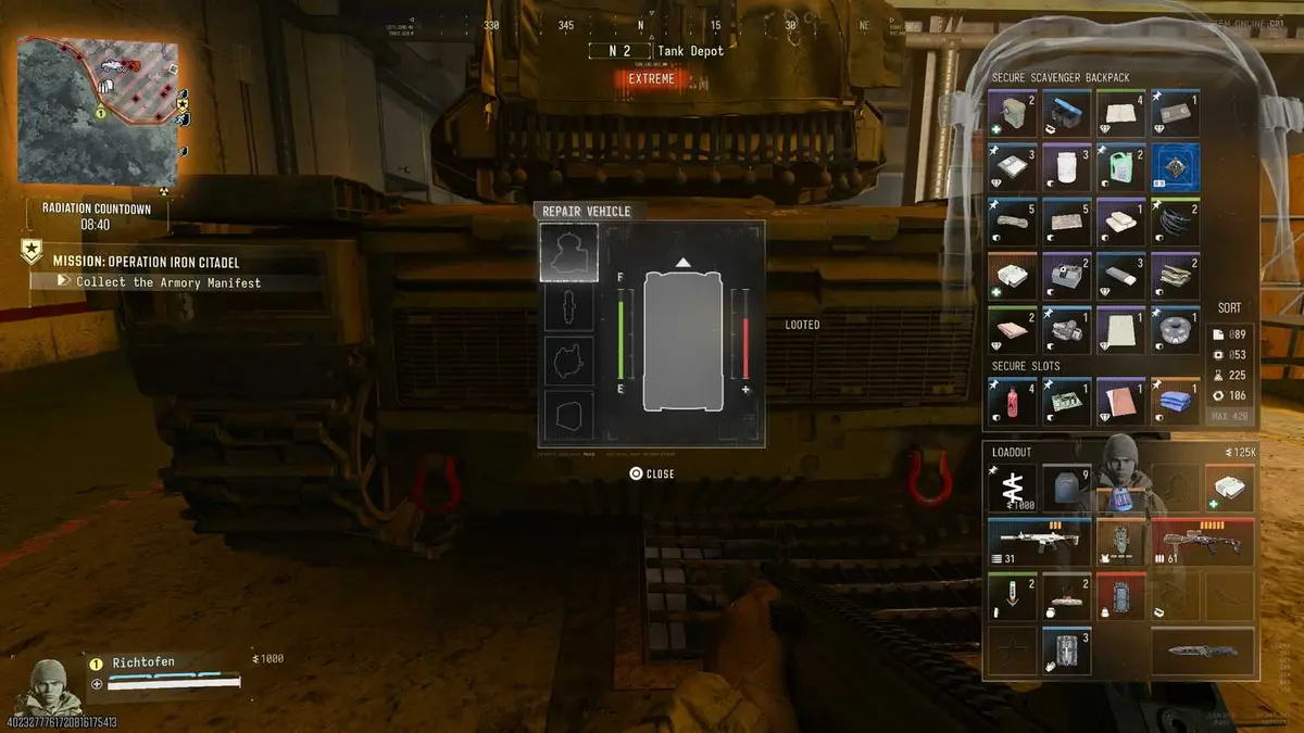How to Fix the Tank in MW4 DMZ