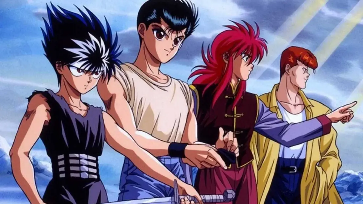 Yu Yu Hakusho cast standing together