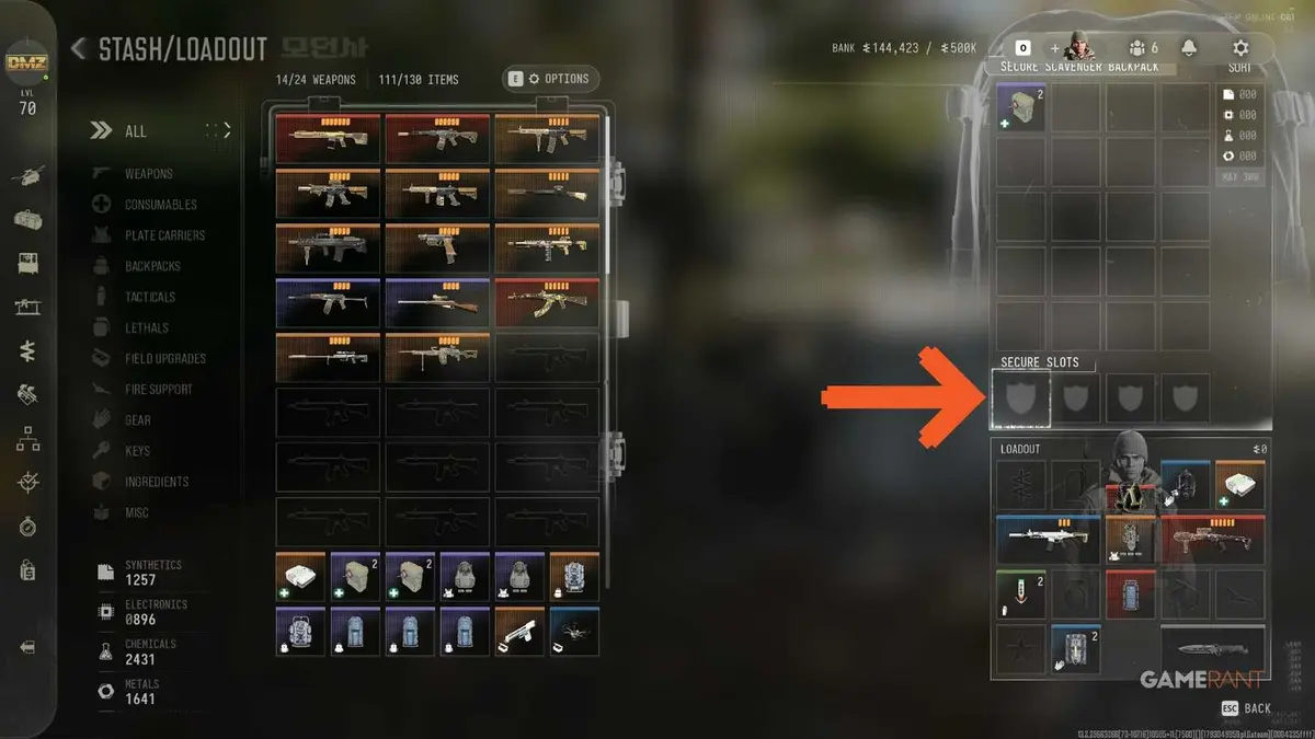 secure slots