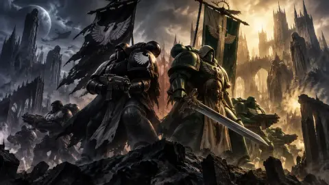 Dawn of War 4: трейлер Кровавых Воронов и Темных Ангелов