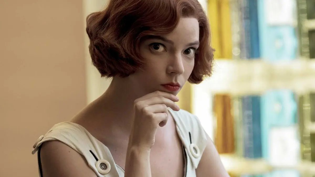 Anya Taylor-Joy as Beth in The Queen's Gambit