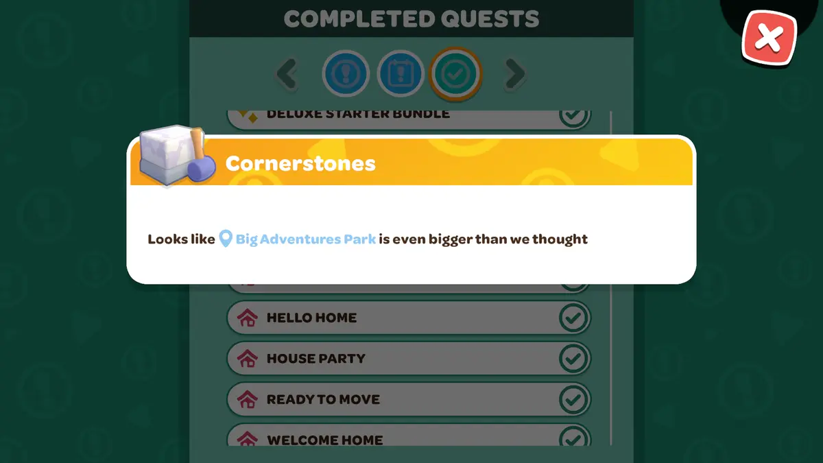 cornerstones quest hello kitty island adventure