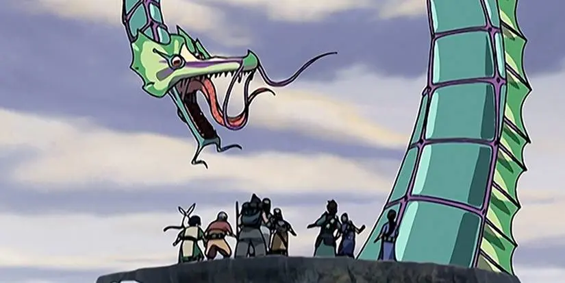 The serpent in Avatar: The Last Airbender anime