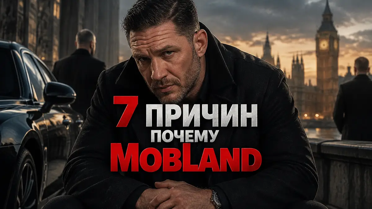 Том Харди в образе Гарри Да Соузы из криминального сериала MobLand Гая Ричи