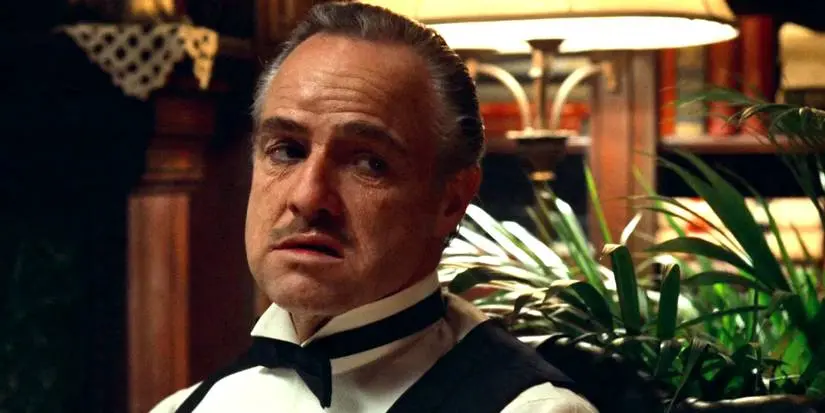 Vito Corleone on the day of his daughter's wedding in The Godfather 1972