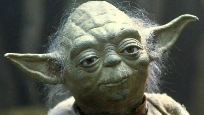 Yoda's face in Star Wars: Episode V - The Empire Strikes Back