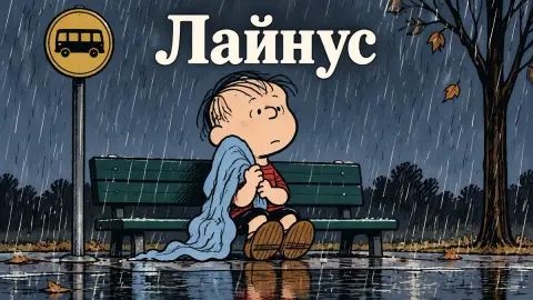 По мнению автора, стрип 18 октября — лучшее прощание Лайнуса