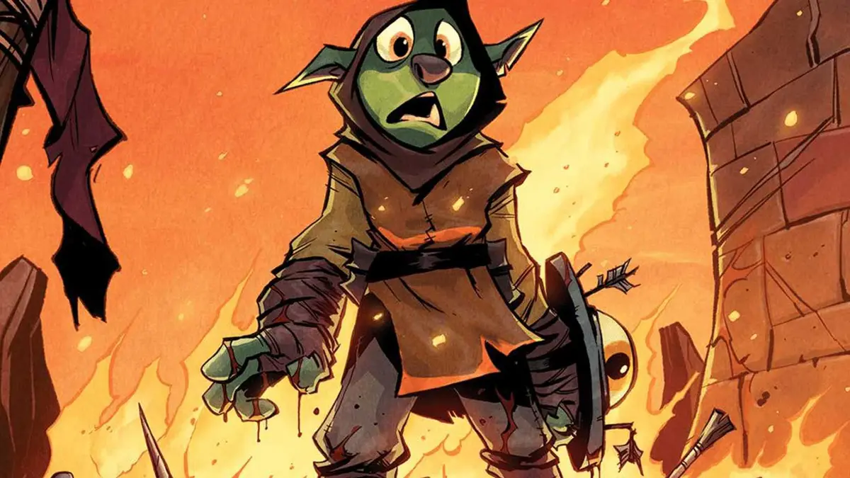 D'Orc #1 cover of D'Orc looking shocked