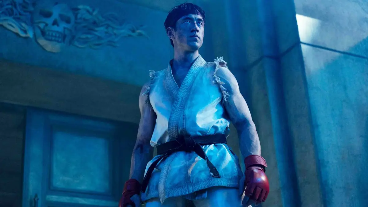 Ryu in a Shadaloo base from Street Fighter 2026