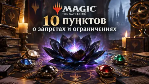 Magic: The Gathering: 10 пунктов о запретах и ограничениях