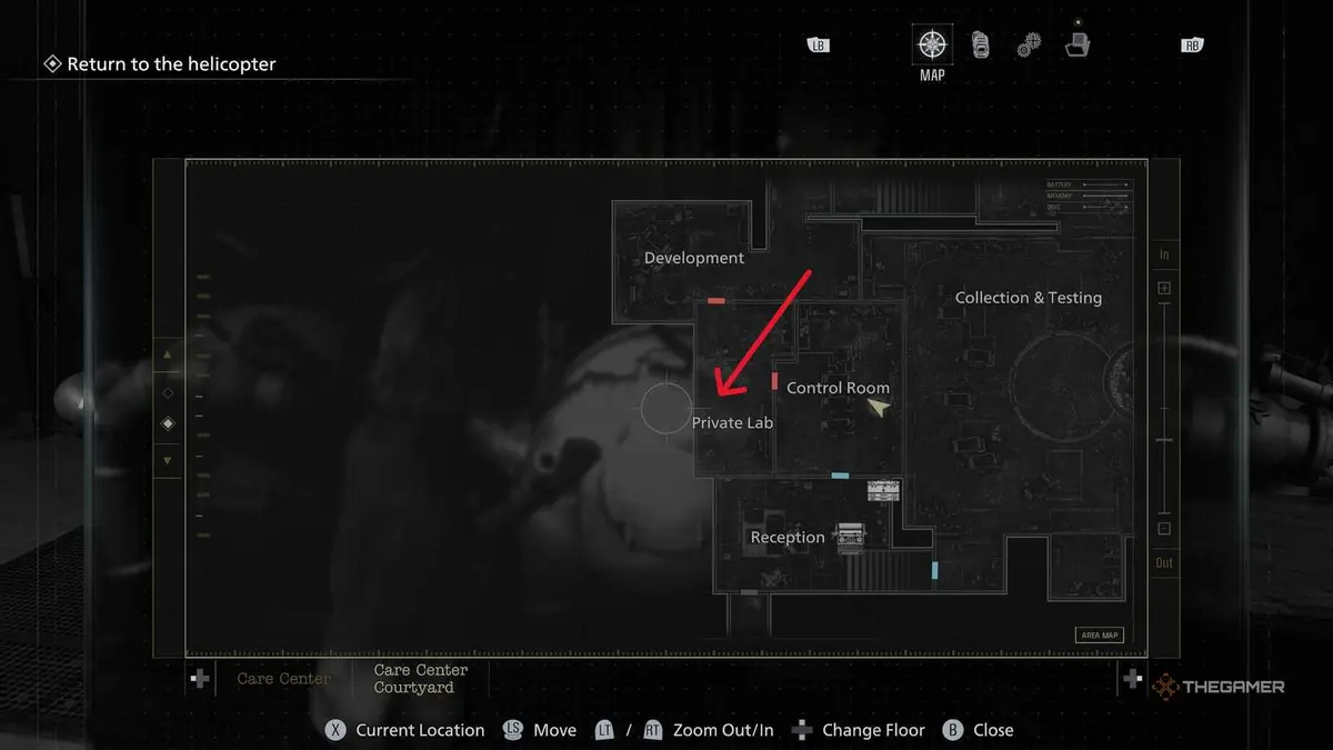 A player finding all Mr Raccoon statues in Resident Evil Requiem.