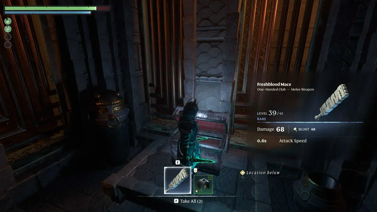 Enshrouded Veilwater Basin second floor chest loot