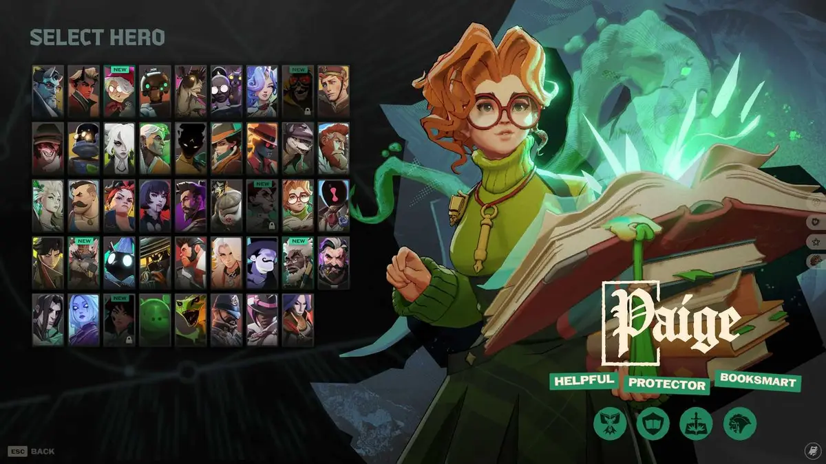 Paige's Splash Screen in Deadlock
