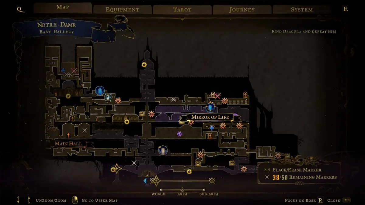 Castlevania Belmont's Curse The Sage's Symbol Location In&nbsp;Notre-Dame