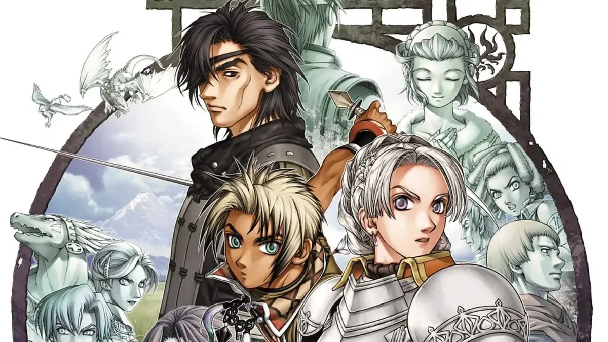 Suikoden III key art video game