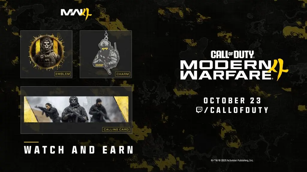 Twitch Drops for MW4