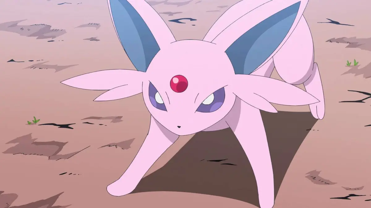 Espeon from the Pokemon anime