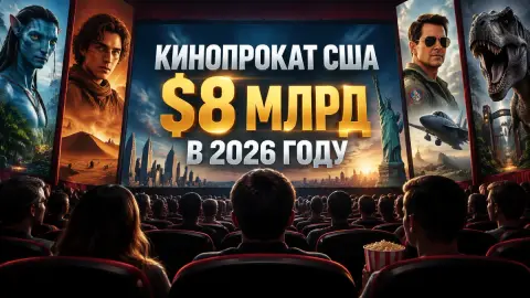Кинопрокат США преодолел планку в $8 млрд в 2026 году