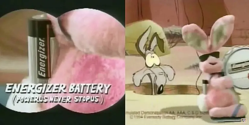 Roadrunner shilling for Energizer