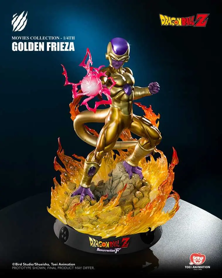 Golden Frieza Figure by Tsume's Movies Collection series