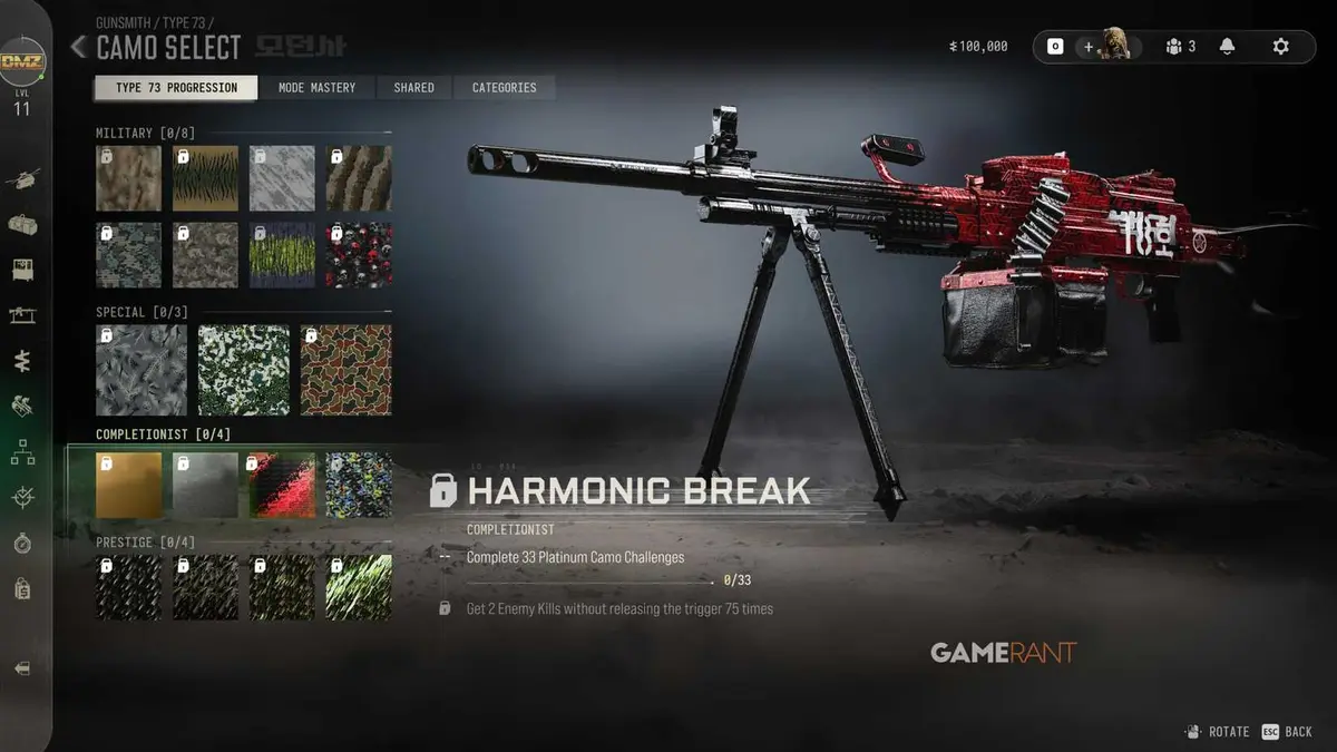 Harmonic Break Camo - MW4