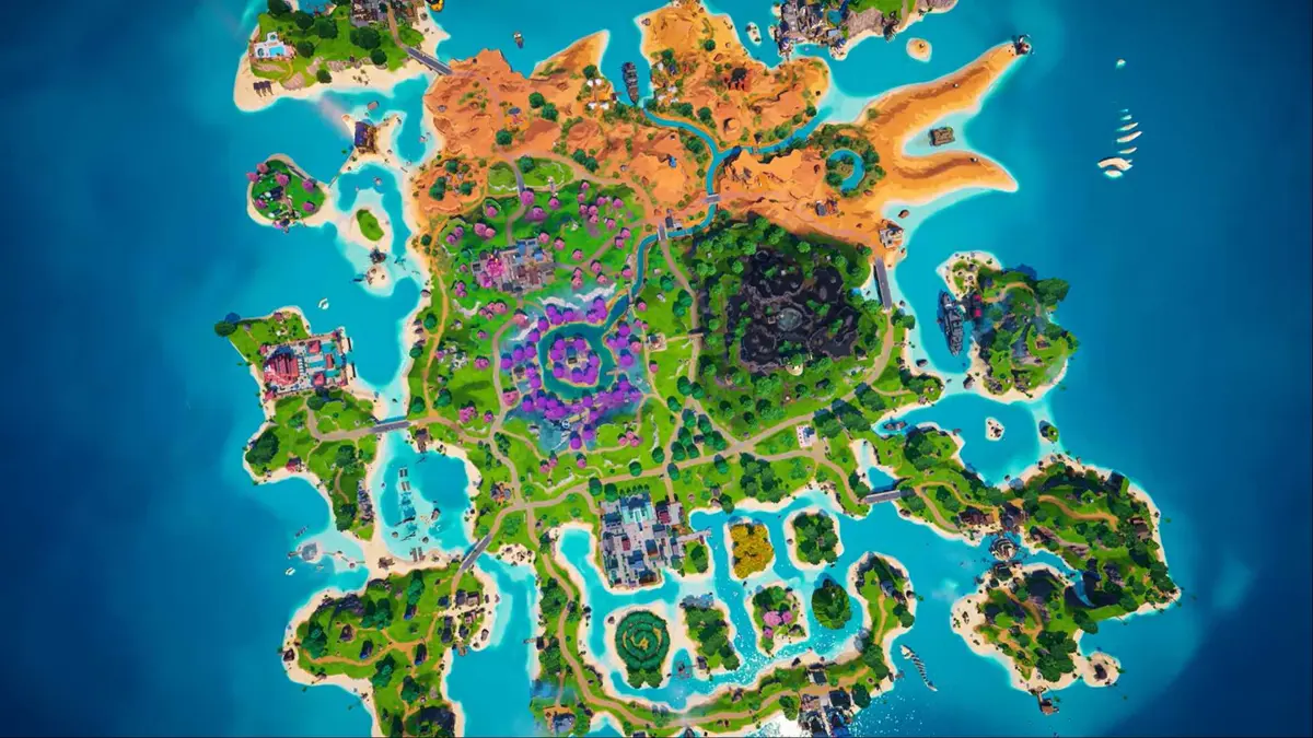 fortnite one piece mini-season map